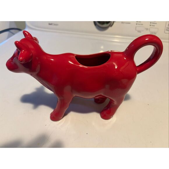 Food Network Red Cow Creamer - Picture 1 of 4